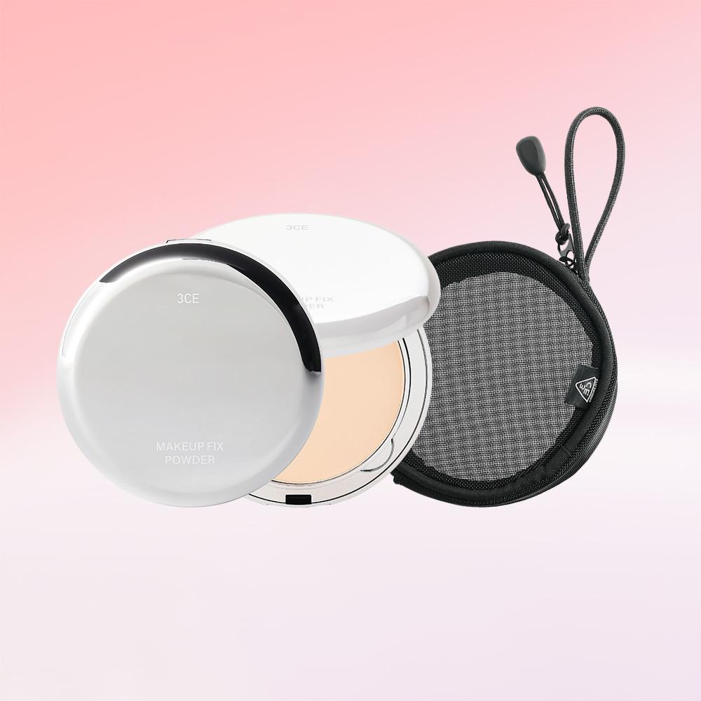 3CE 메이크업 픽스 파우더 9g (+라운드 메쉬 파우치) (도착보장)