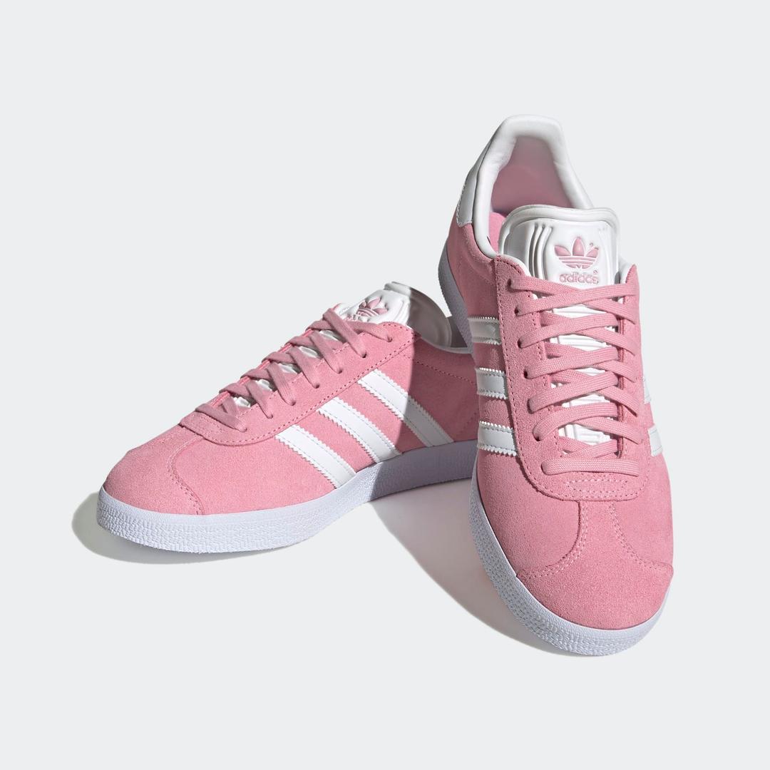 아디다스 오리지널스 가젤 우먼스 클라우드 화이트 핑크 글로우 ADIDAS ORIGINALS GAZELLE WMNS CLOUD WHITE PINK GLOW