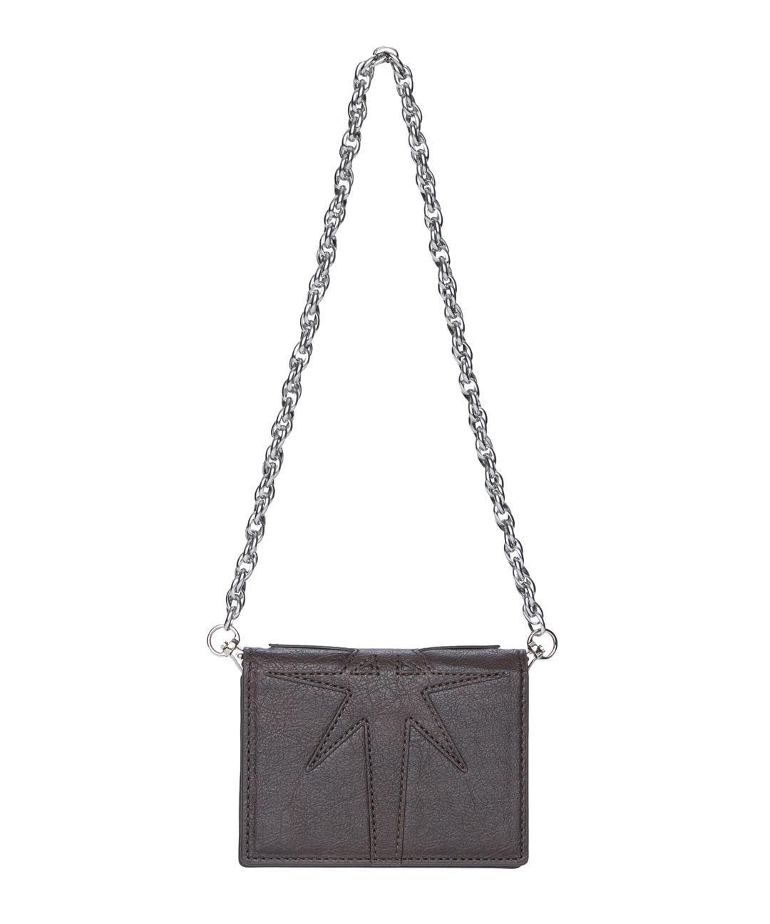 Patch Chain Wallet (Dark Brown)