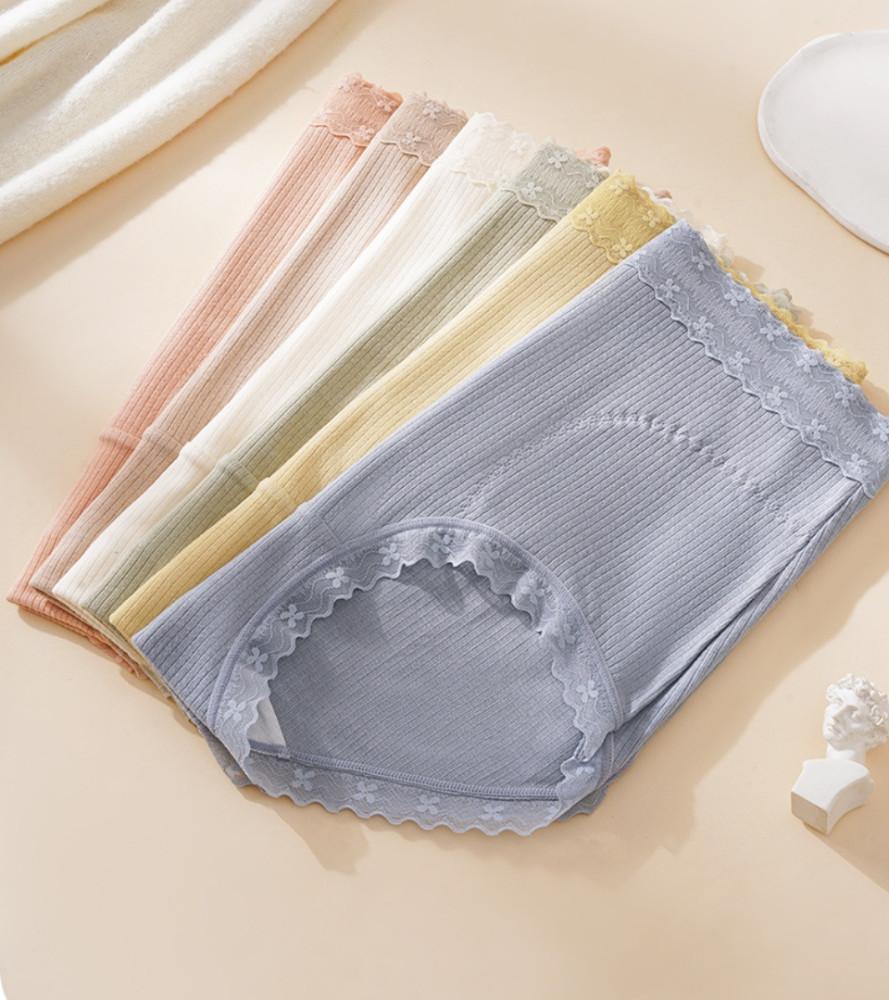 신상, 편한 여성 파스텔 하이웨스트 인견 팬티 3종 세트