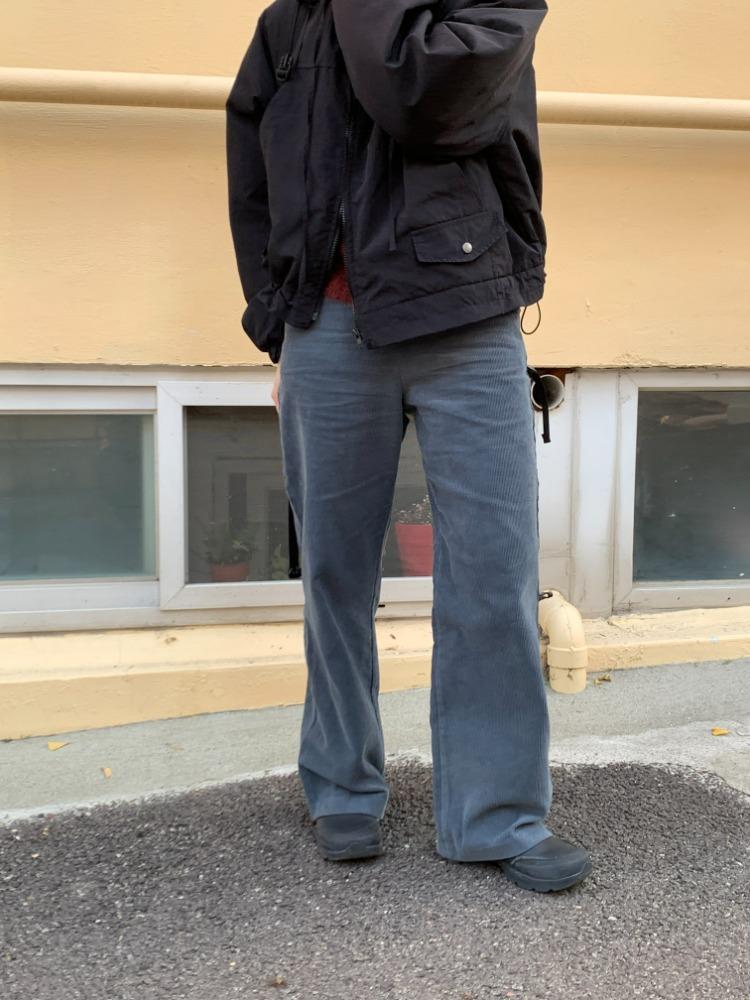 Straight corduroy pants(2COLOR)