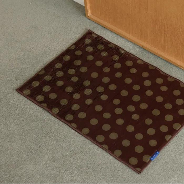 [29CM 단독]BR 잉크도트 발매트 주방매트 브라운 2Sizes