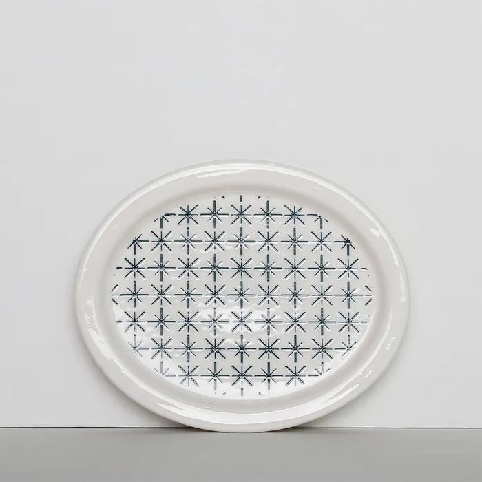 오발 플레이트 트윙클 딥그린 oval plate twinkleDeep Green