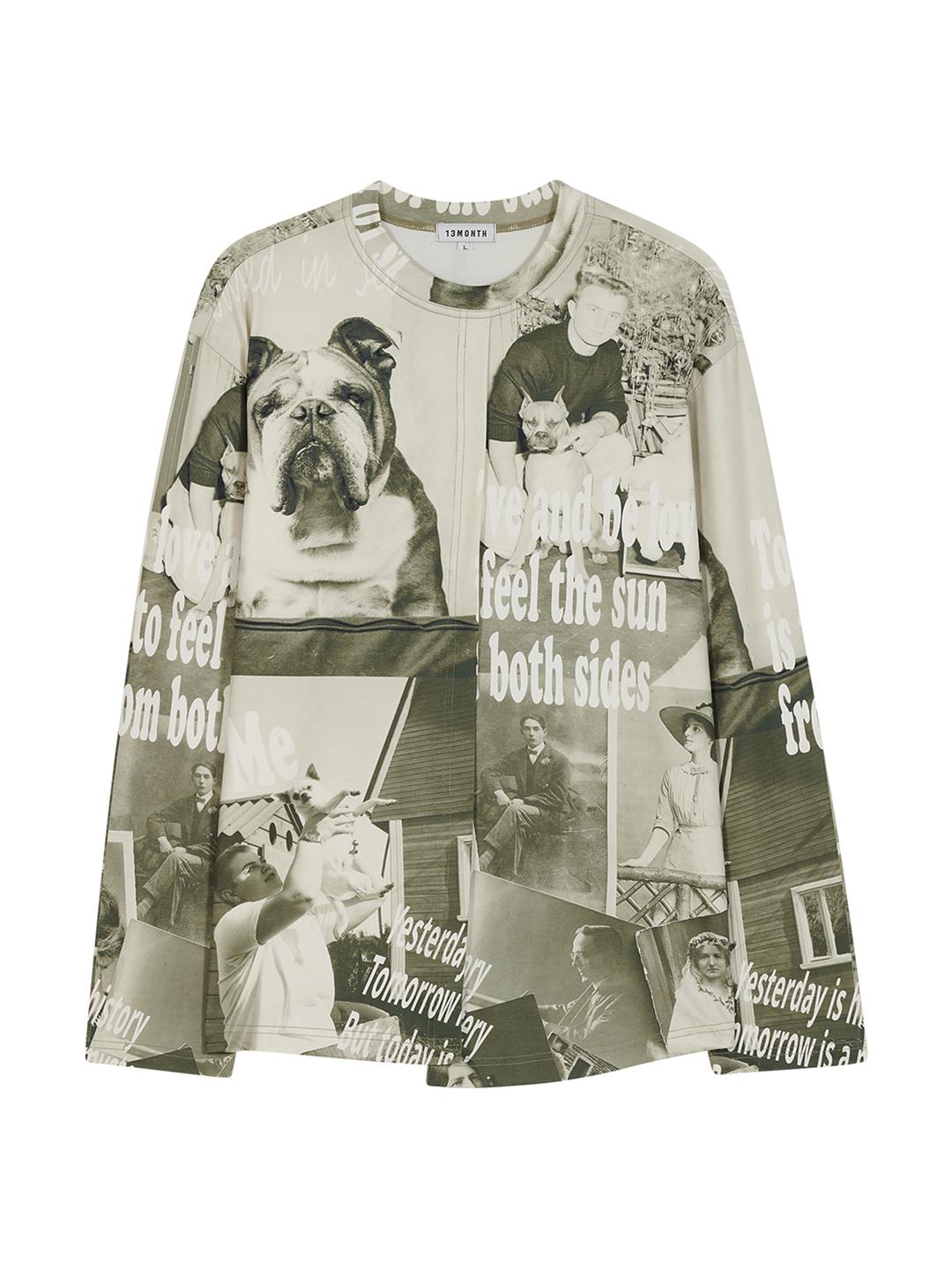 UNBALANCE HEM T-SHIRT (GREEN)