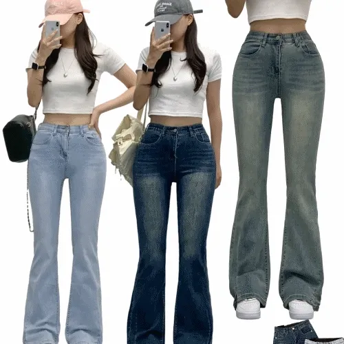 *특가*[몸매보정핏/색감보장] 이브 하이웨스트 히든밴딩 하이웨스트 부츠컷 데님팬츠 봄청바지