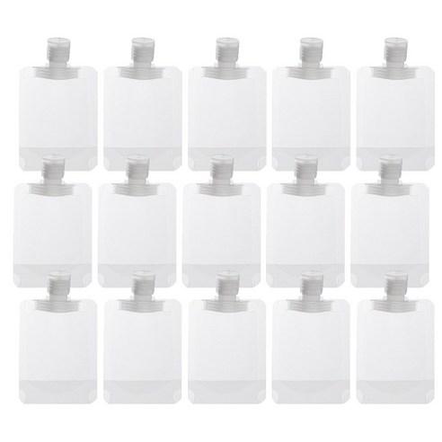 27리빙 여행용 깔끔한 소분 파우치, 50ml 15개, 15개 - 화장품용기 | 쿠팡