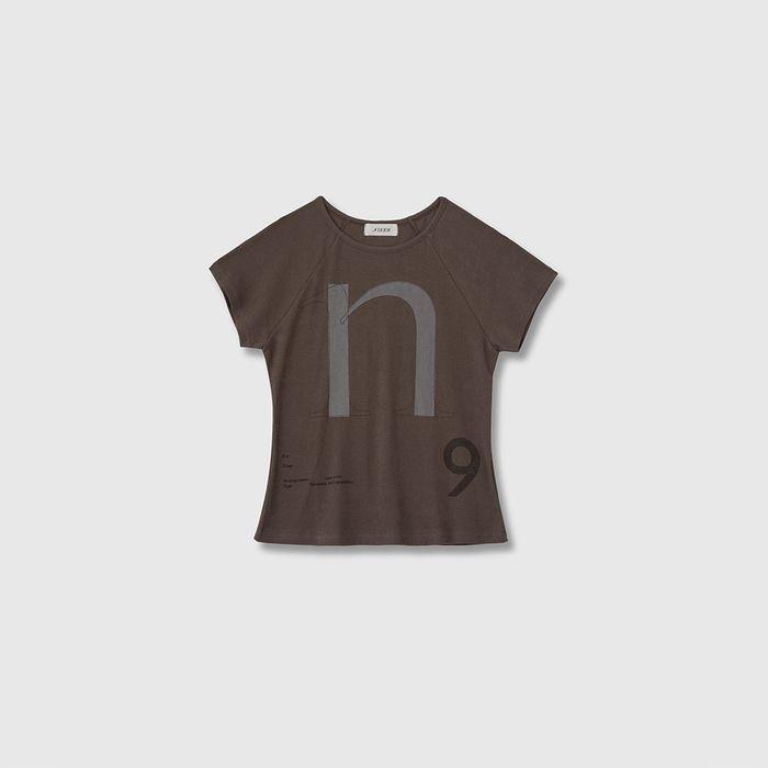 N9 T-SHIRT_BROWN