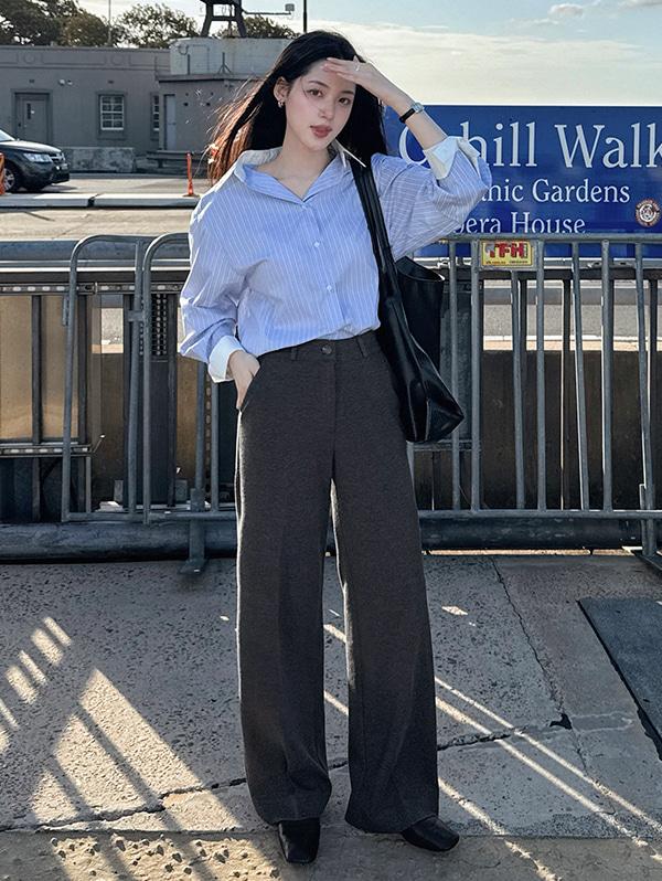 슬로우앤드 [강력추천 교복템/무료배송] made. 모어슬랙스 트레이닝팬츠 (+숏/베이직/롱ver) - 2 size