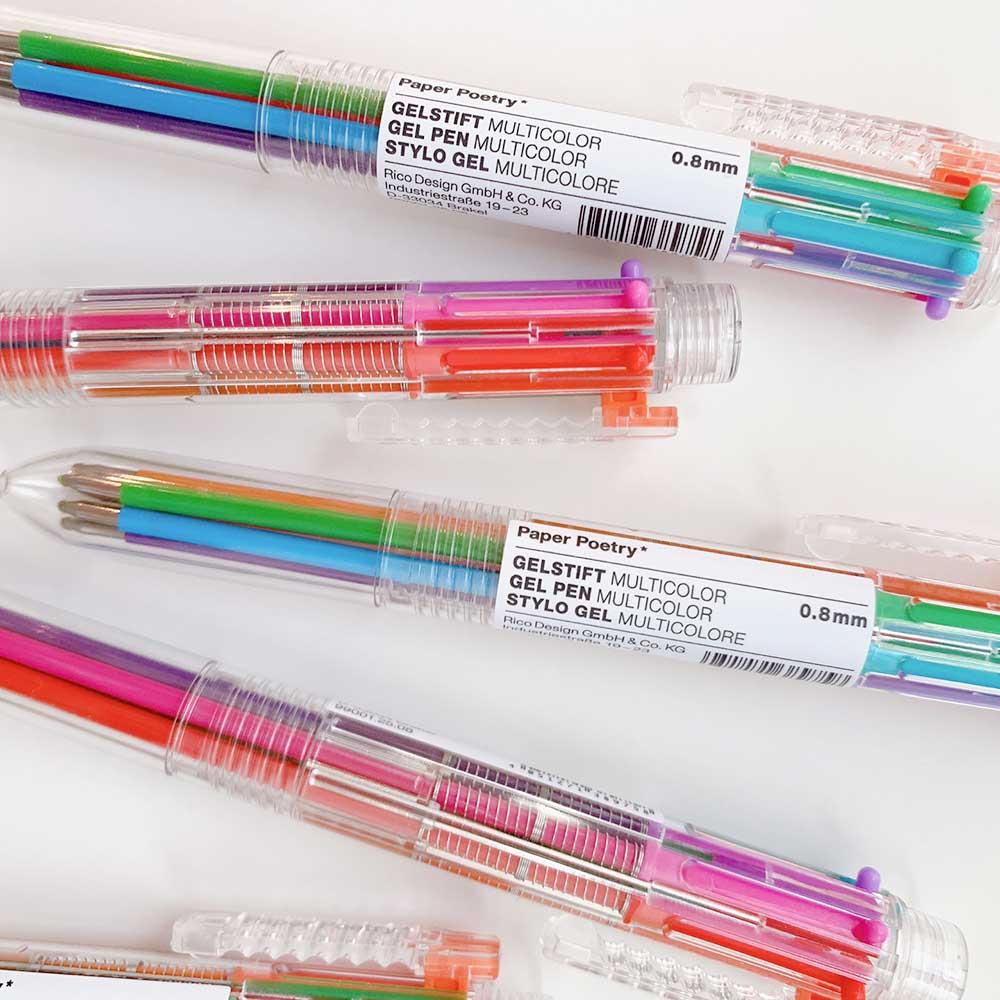 [PAPER POETRY] Multi Color Gel Pen