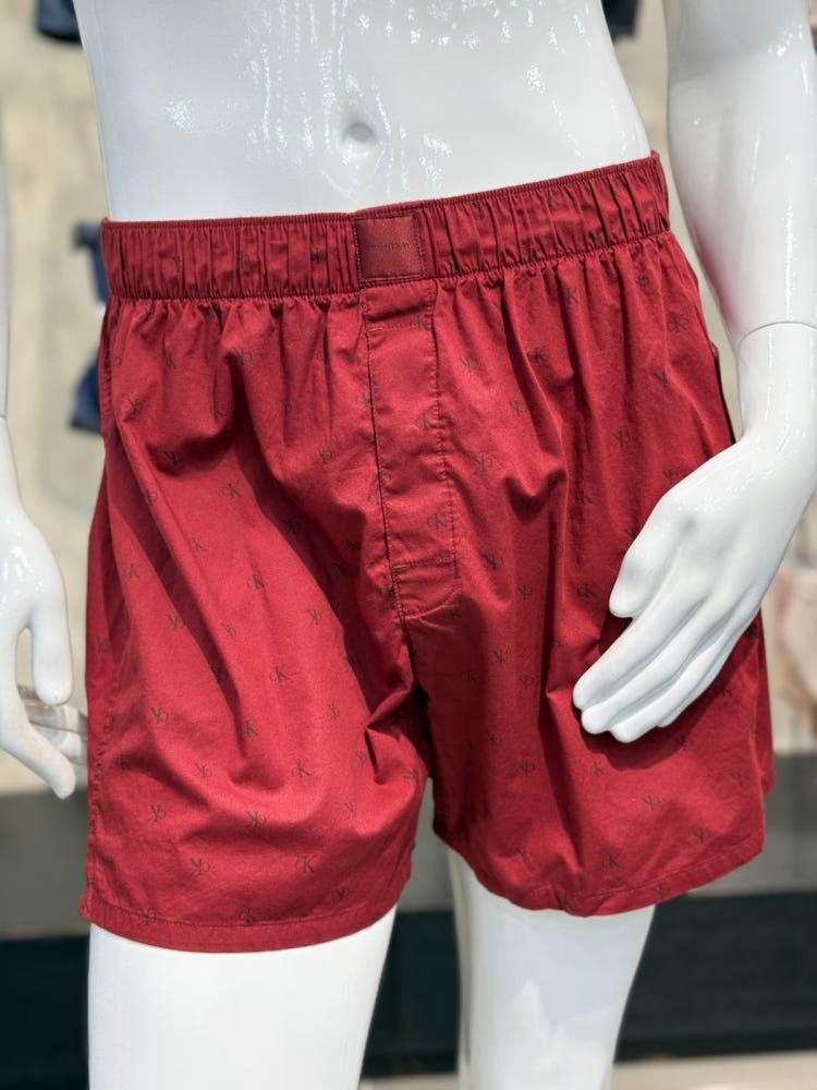 CK언더웨어 코튼 포블린 남성 박서 NM2693-RT2