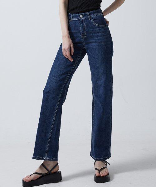 RN160 삼각절개 부츠컷 팬츠(Blue)