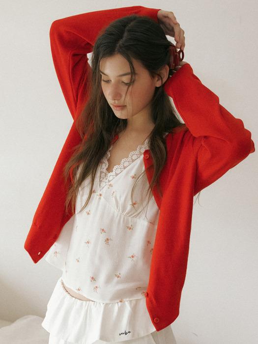 [5차리오더] unfold knit cardigan 310 (red)