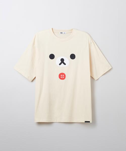 스파오(SPAO)  [리락쿠마] 쿠마들의 자유시간 반팔 티셔츠(IVORY)_SPRLF25U01 - 사이즈 & 후기 | 무신사