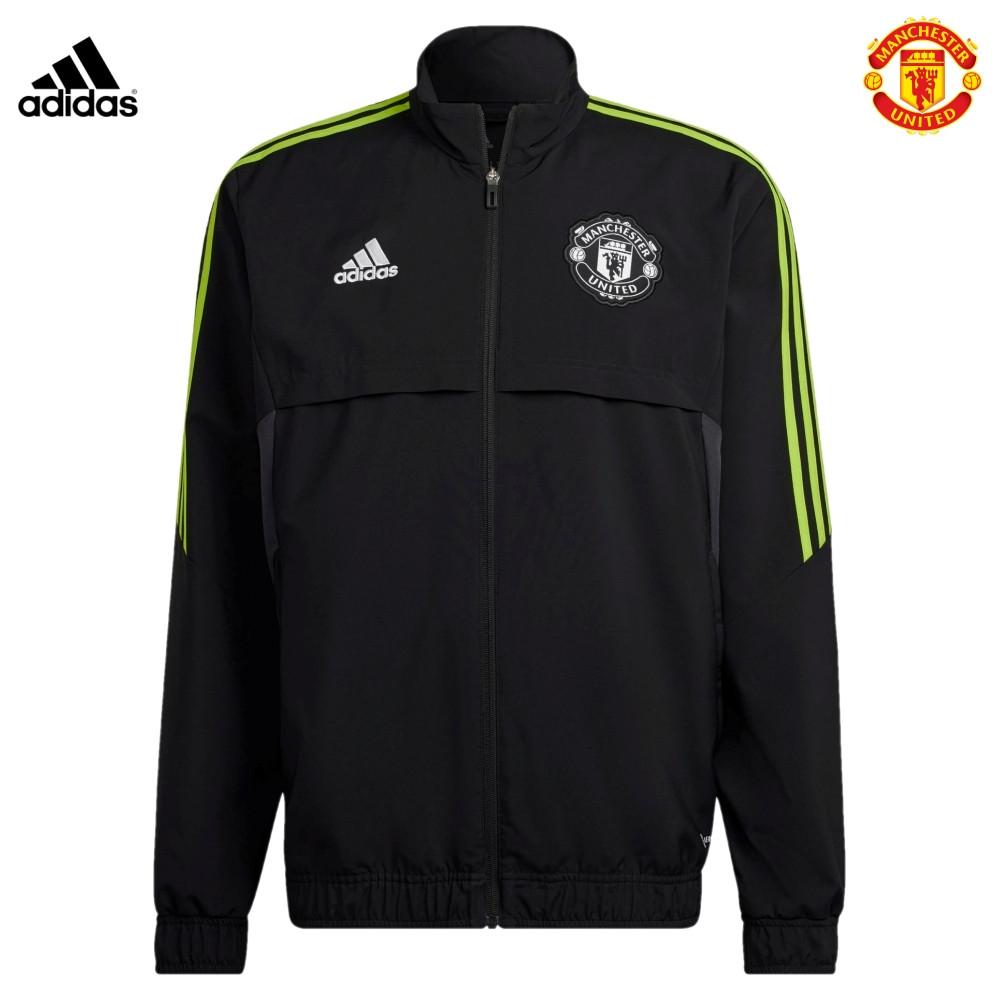 아디다스 맨유 프레젠테이션 트랙탑 바람막이 윈드브레이커 자켓 22/23 HE6680