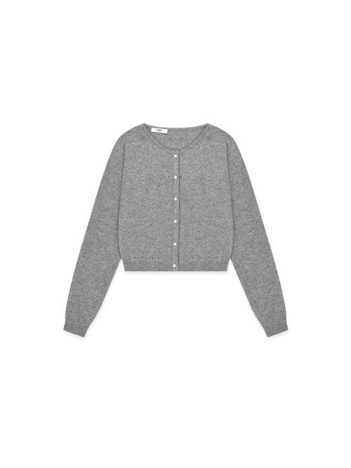 G CLASSIC STANDARD FIT CARDIGAN (GRAY)