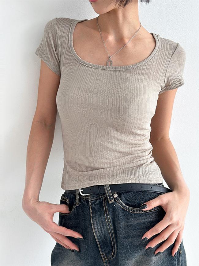 레임랍빠스퀘어슬림반팔티(캡소매) 시크릿오즈 ozbridge