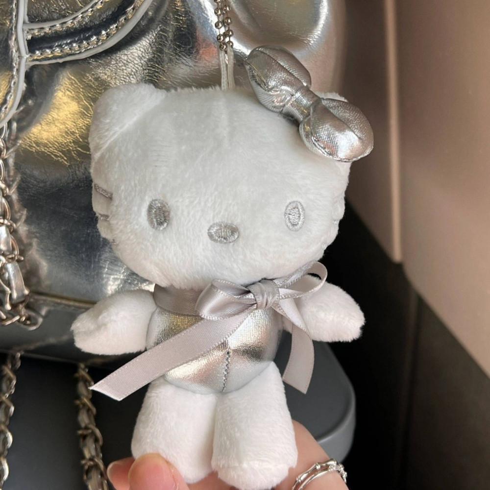 Silver Hawaiian Kitty Keyring 실버 하와이안 키티 키링
