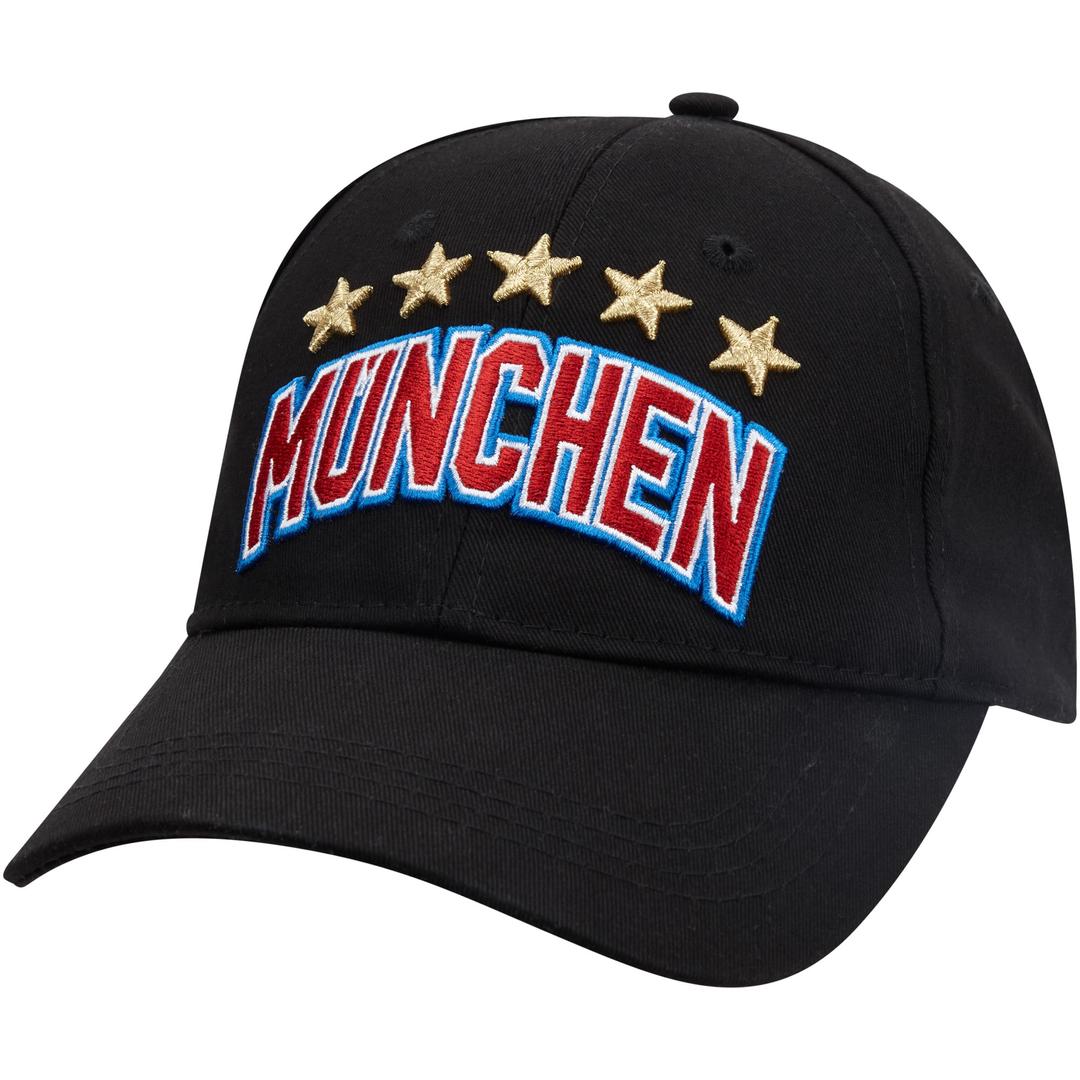 FC Bayern 5 Star Logo Cap - Black - Unisex