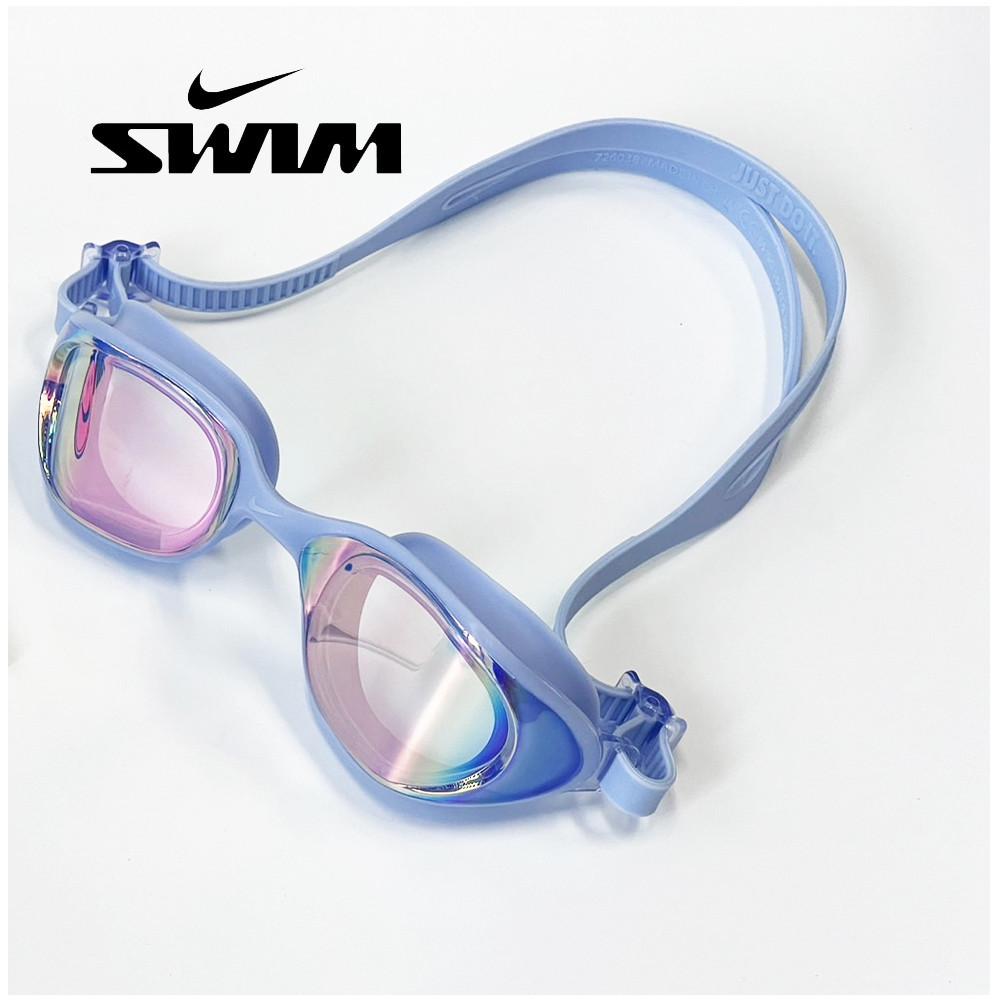 나이키스윔 익스펜스 미러 고글 수경 옥시즌 퍼플 라일락