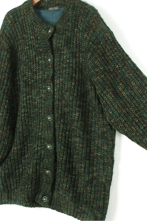 MENOER ACE 울 혼방 레트로 니트 코트 WOMAN_L