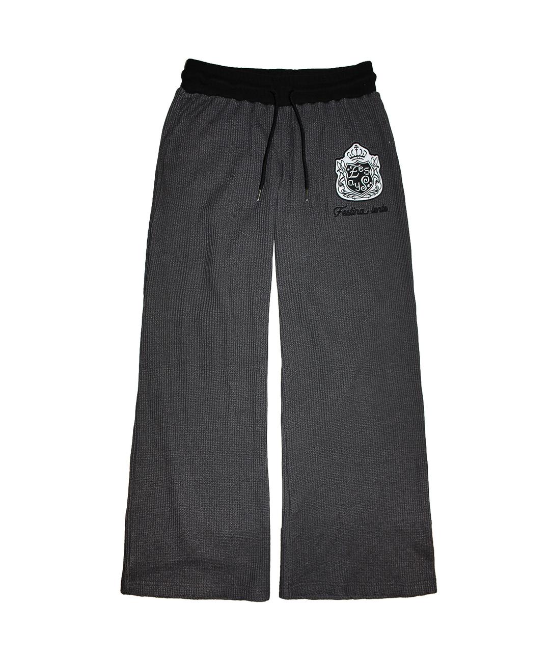 E.E WAFFLE PANTS - CHARCOAL