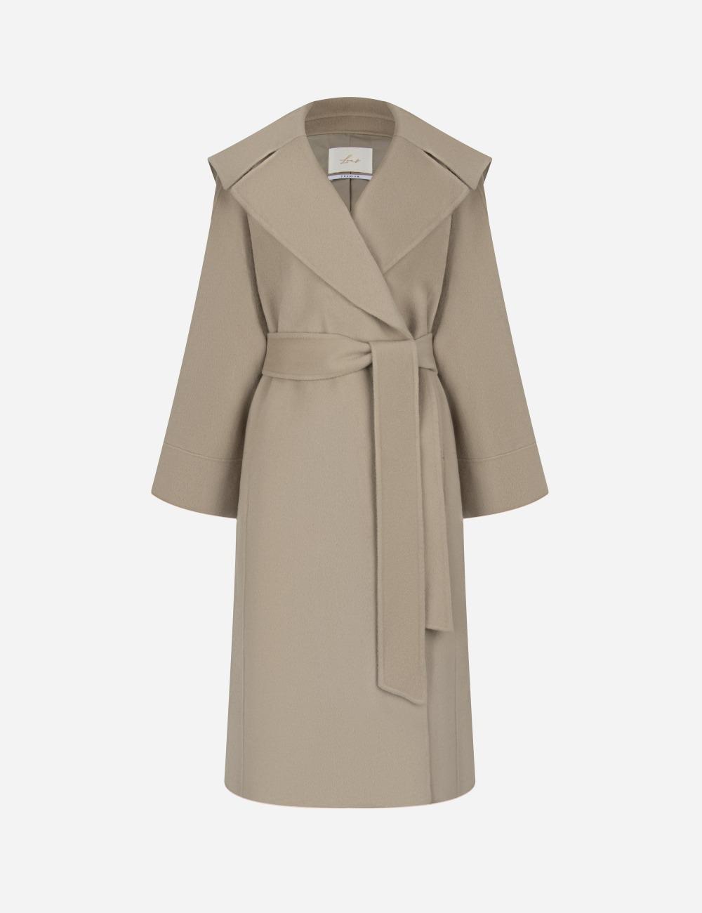 Winter mood wool coat _Cocoa