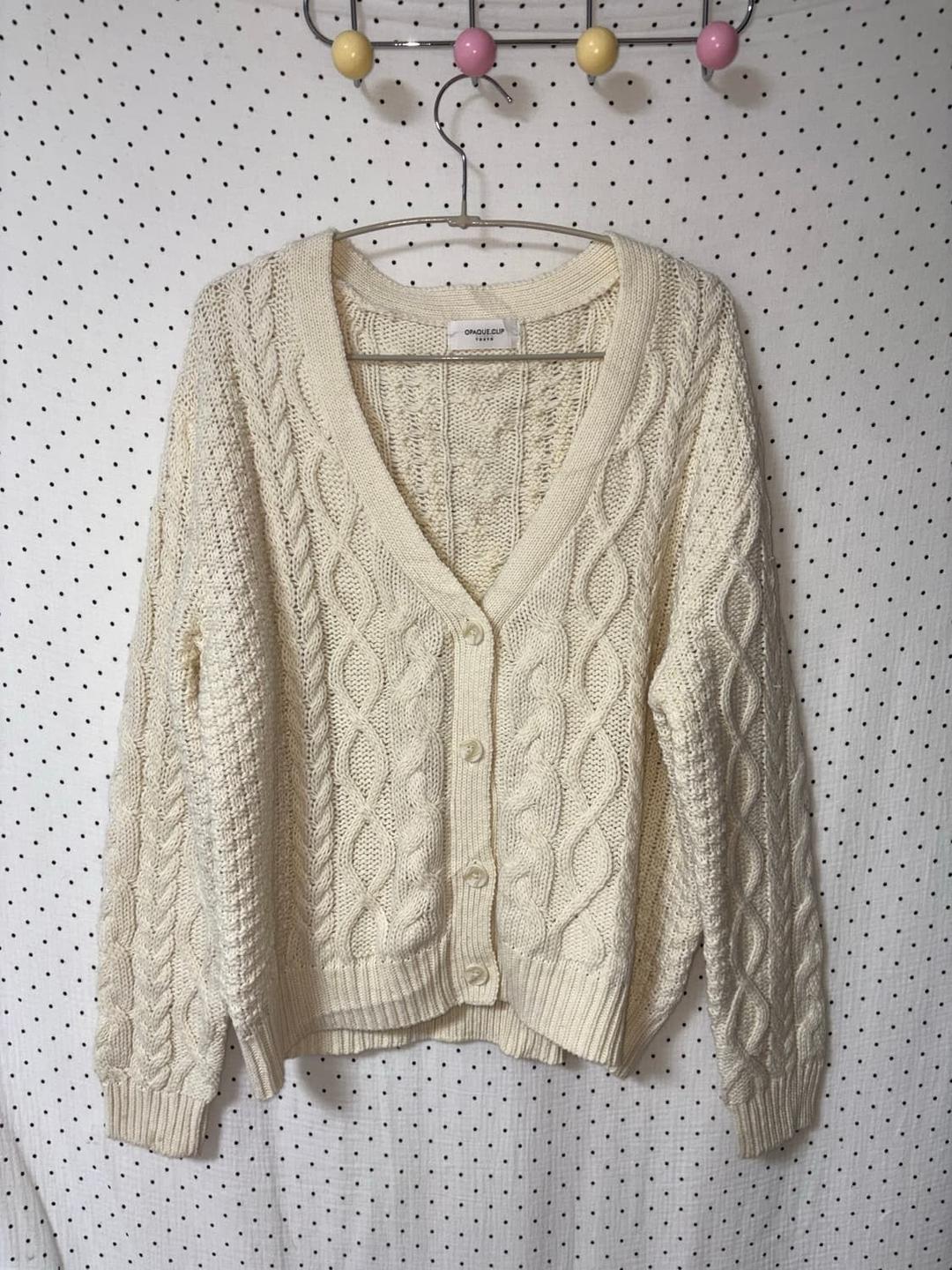 아이보리 니트 가디건 | 후루츠패밀리