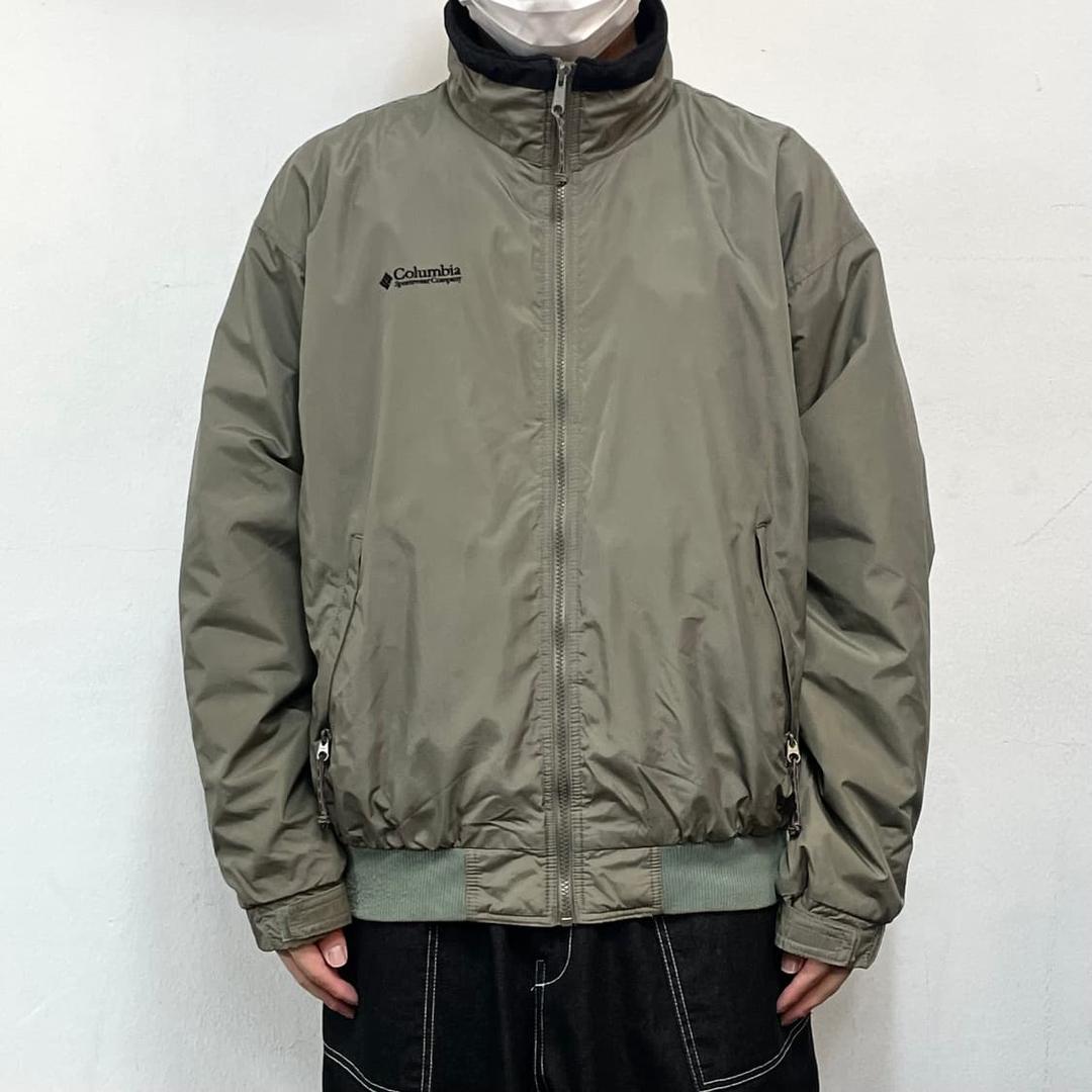 콜롬비아 오버사이즈 봄버 블루종 자켓 | 후루츠패밀리