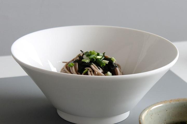 크림화이트 심플 면기 2P