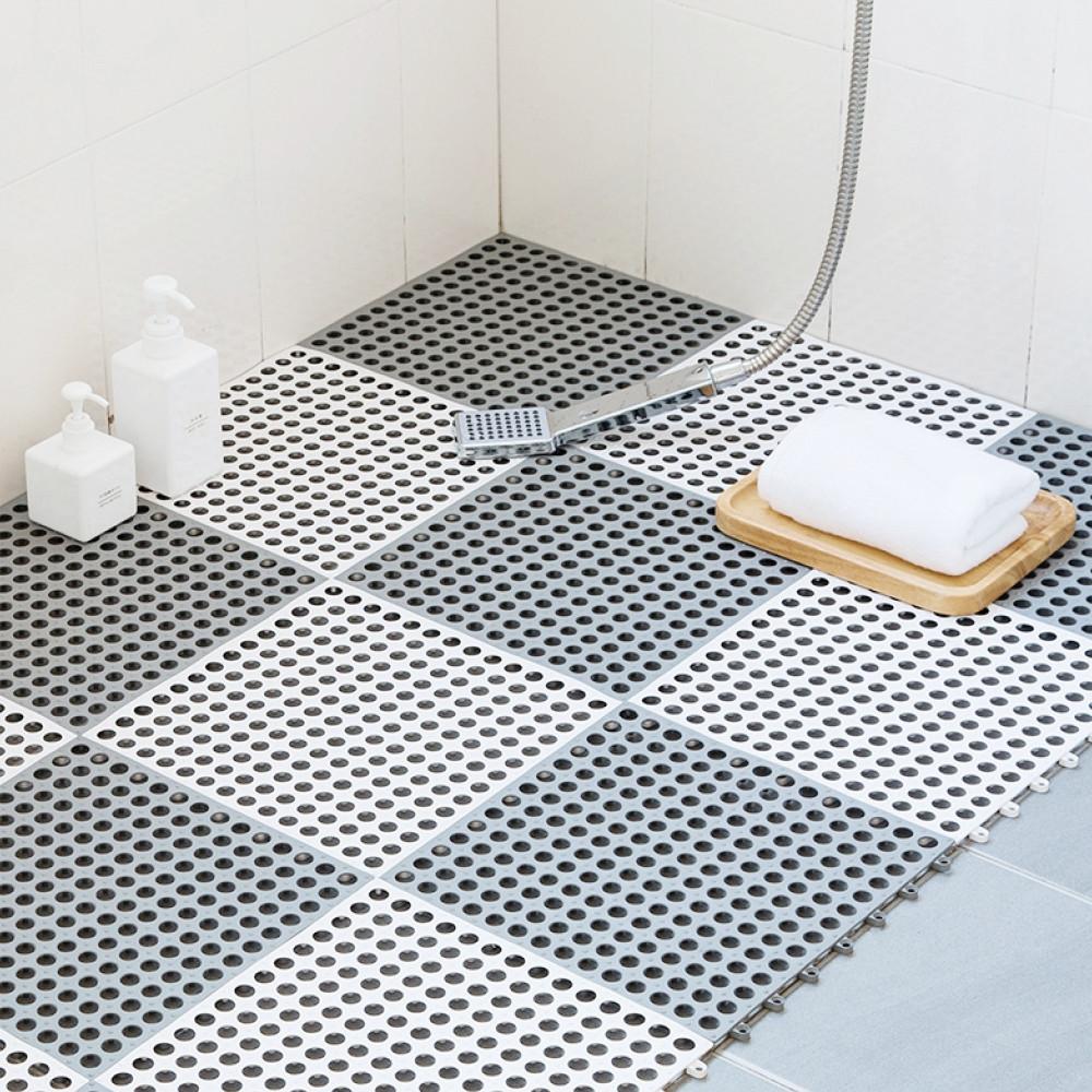 정리중독 KC인증 욕실 미끄럼방지매트 PVC 조립식매트 베란다 현관 바닥 퍼즐 맞춤