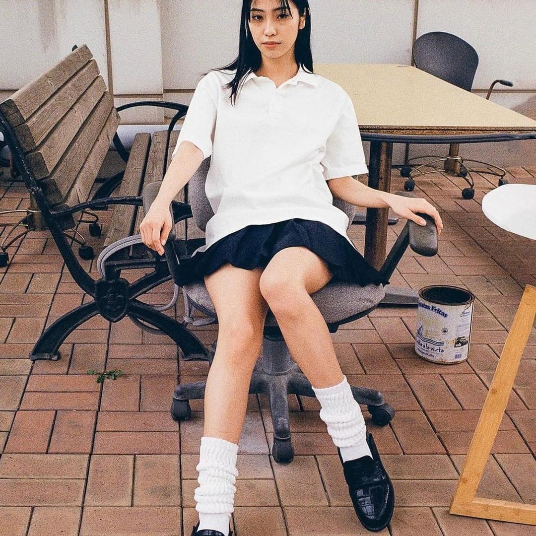 아메리칸어패럴 테니스 스커트/Black | 후루츠패밀리
