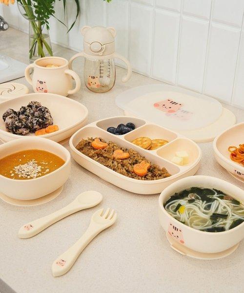 돗람이 실리콘 흡착 식기 시리즈 4종