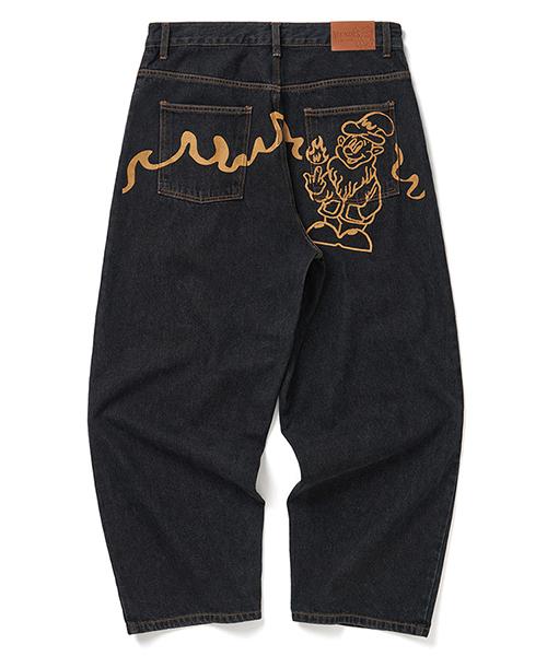 위캔더스(WKNDRS)  DWARF DENIM PANTS (BLACK) - 사이즈 & 후기 | 무신사