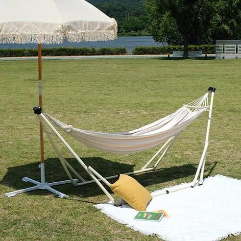 밴프 스탠드 캔버스 듀얼 해먹 CE523