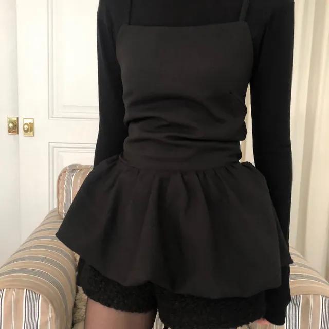 레이어드 나시 볼륨 뷔스티에 블라우스(2colors)