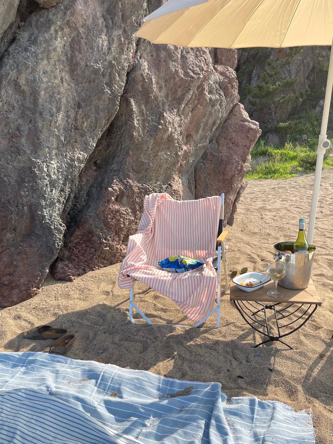 온마이오운 모모 비치타올