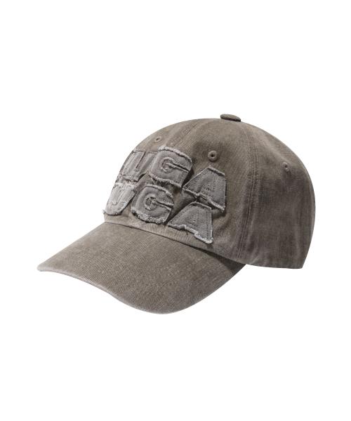 Washed Patch Ball Cap (Khaki)