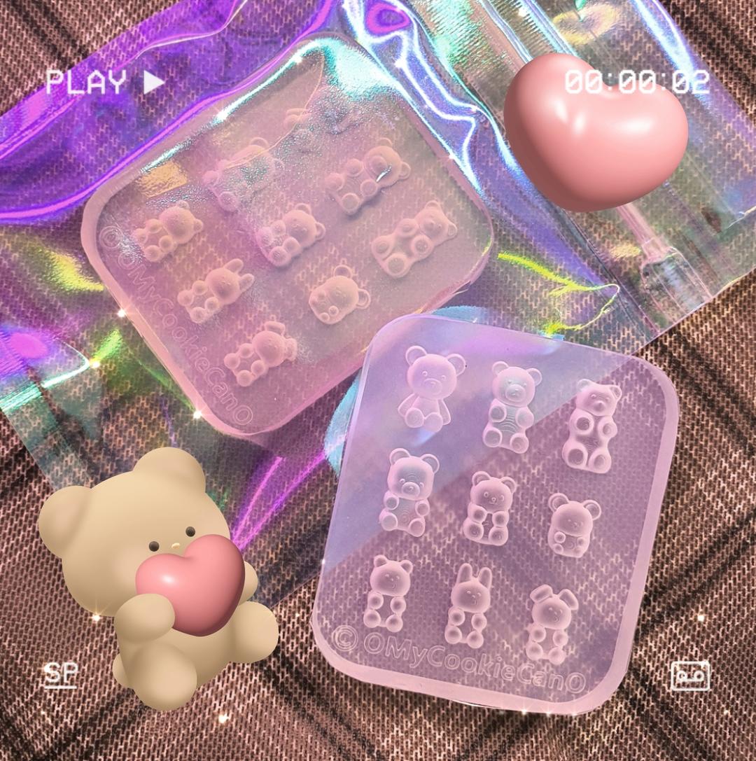 [3d Art] 말랑 구미젤리 소프트 몰드 ʕ•ᴥ•ʔ