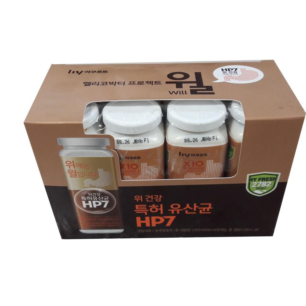 한국야쿠르트 꾸지뽕잎 추출물 윌150ml 동절기 일반박스포장/ 반품불가/4시이전주문당일출고, 150ml, 8개 - 마시는 요구르트 | 쿠팡