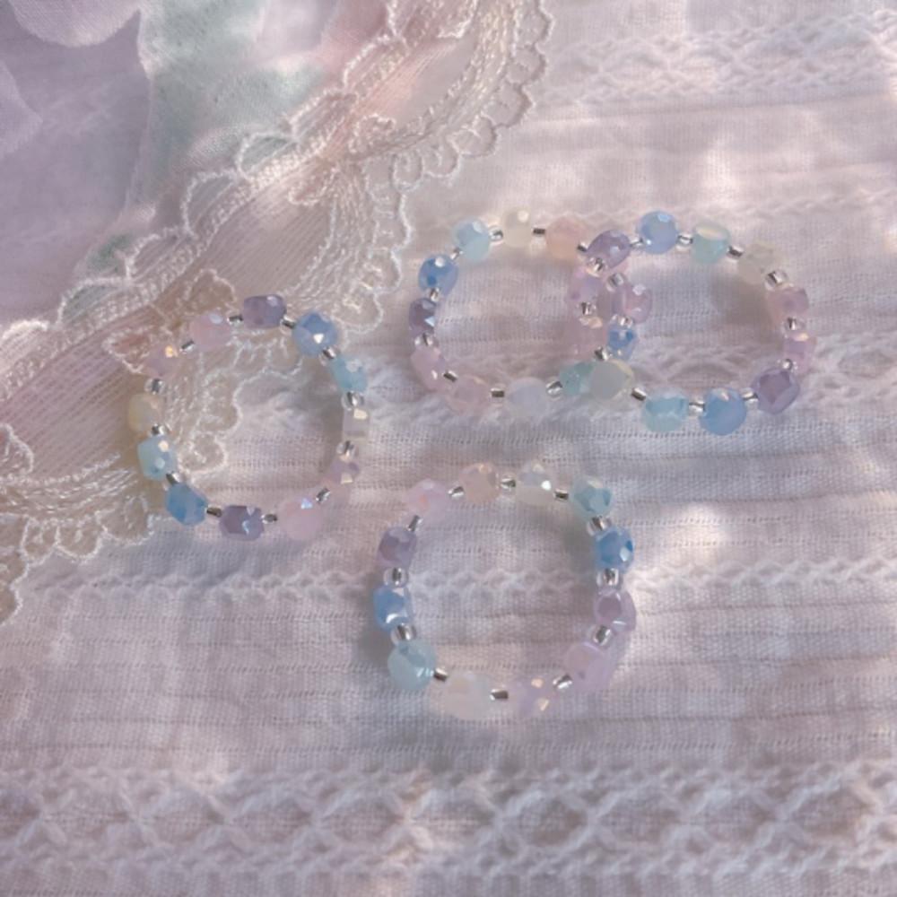 마카롱 크리스탈 비즈반지, 마키스토아 자체 제작