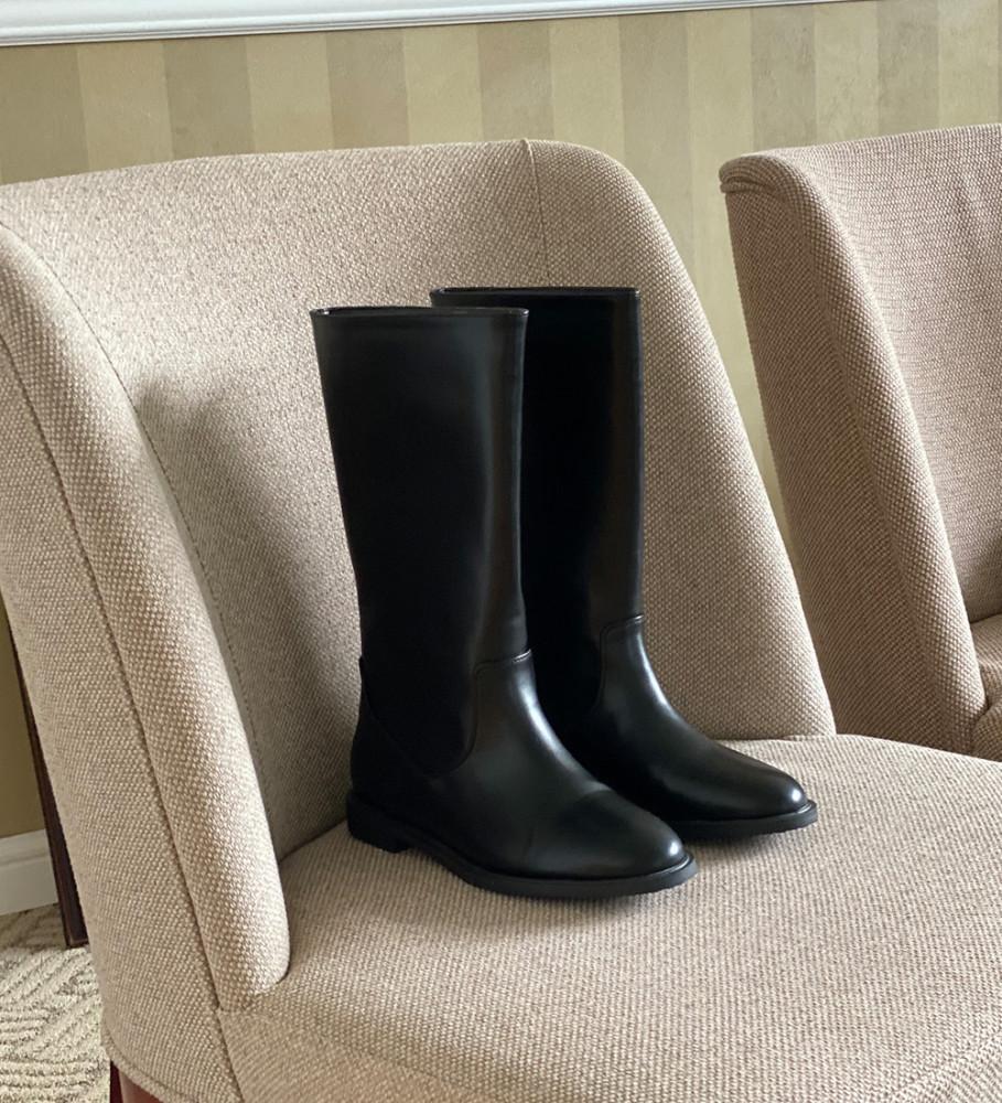 [빠른출고] 클래식 베이직 하프 미들부츠 (230~250)