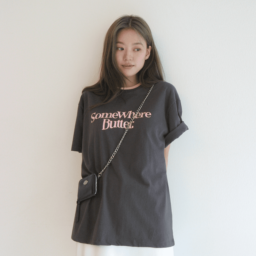 Wave logo over-fit top - 5color