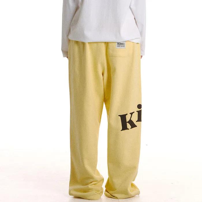 Messy Alpha App Sweatpants Yellow