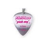 "pick me" necklace (pink)