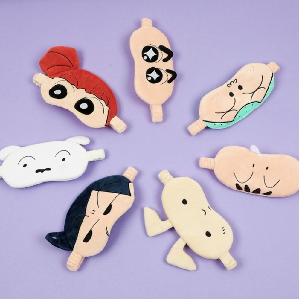 정품 짱구는못말려 짱구와 친구들 짱구 철수 훈이 유리토끼 맹구 흰둥이 안대 수면안대 숙면 꿀잠 7종