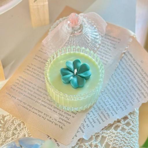 [네잎클로버캔들+스티커] 합격 응원 힐링 선물 답례품