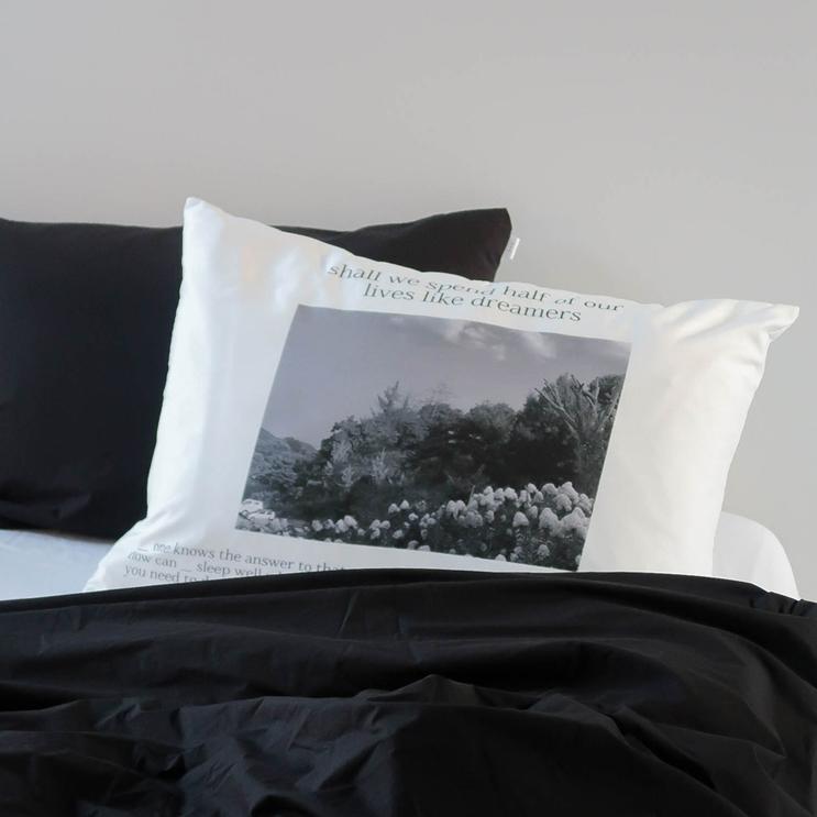 [made] noon flower pillow cover