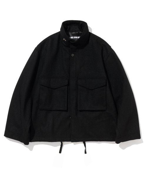 m65 field wool blouson black