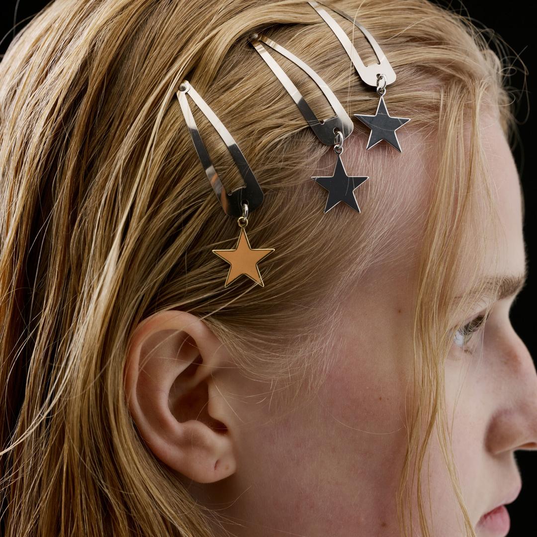 Star Pendant Snap Clip Set