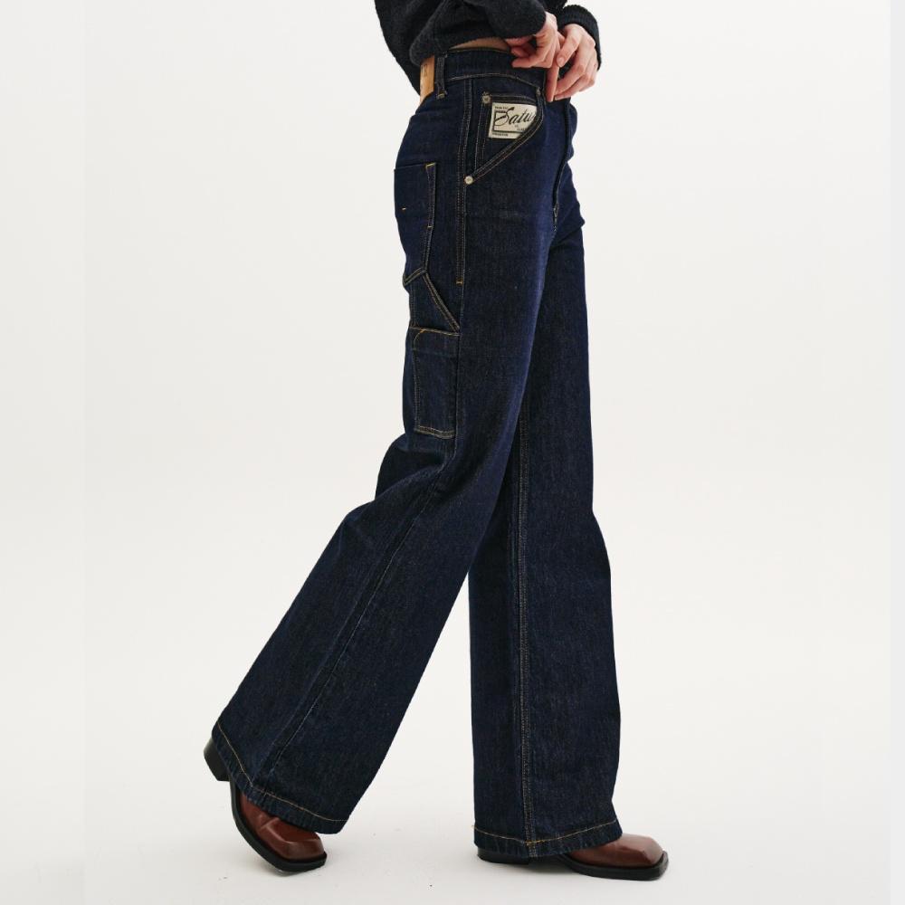 [29CM 단독]Keller Highwaist Carpenter Denim Pants-Indigo Blue
